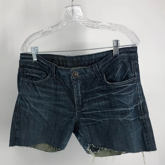 People’s Liberation cutoff jean shorts 31 distressed Y2K - Picture 2 of 7